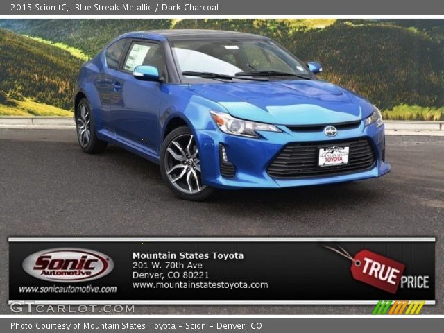 2015 Scion tC  in Blue Streak Metallic