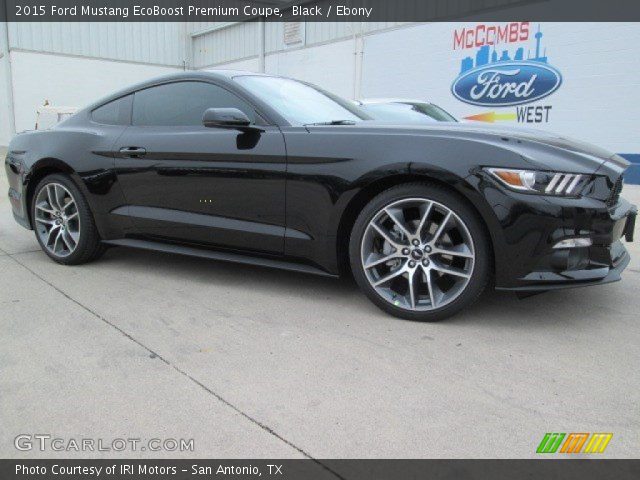 2015 Ford Mustang EcoBoost Premium Coupe in Black
