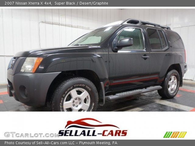 2007 Nissan Xterra X 4x4 in Super Black
