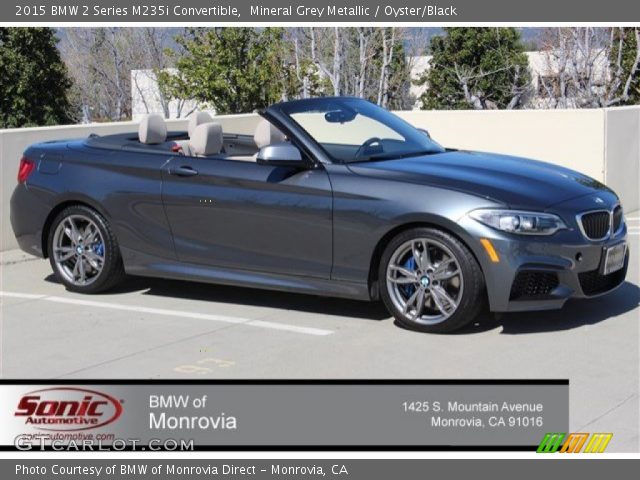 2015 BMW 2 Series M235i Convertible in Mineral Grey Metallic