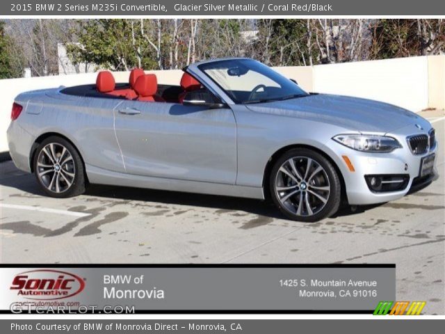 2015 BMW 2 Series M235i Convertible in Glacier Silver Metallic