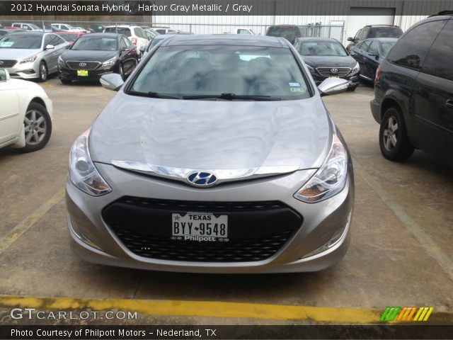 2012 Hyundai Sonata Hybrid in Harbor Gray Metallic