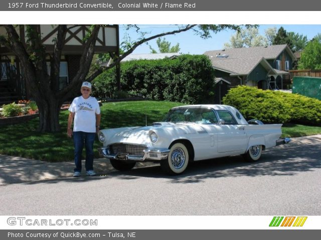 1957 Ford Thunderbird Convertible in Colonial White