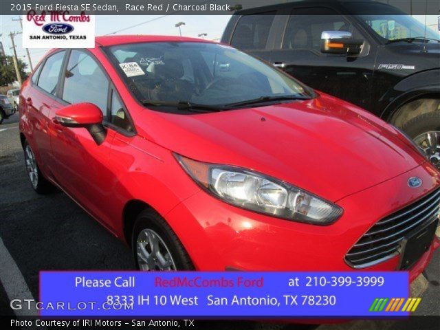 2015 Ford Fiesta SE Sedan in Race Red