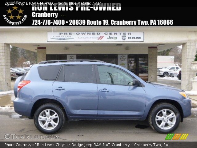 2012 Toyota RAV4 I4 4WD in Pacific Blue Metallic