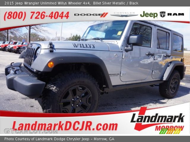 2015 Jeep Wrangler Unlimited Willys Wheeler 4x4 in Billet Silver Metallic