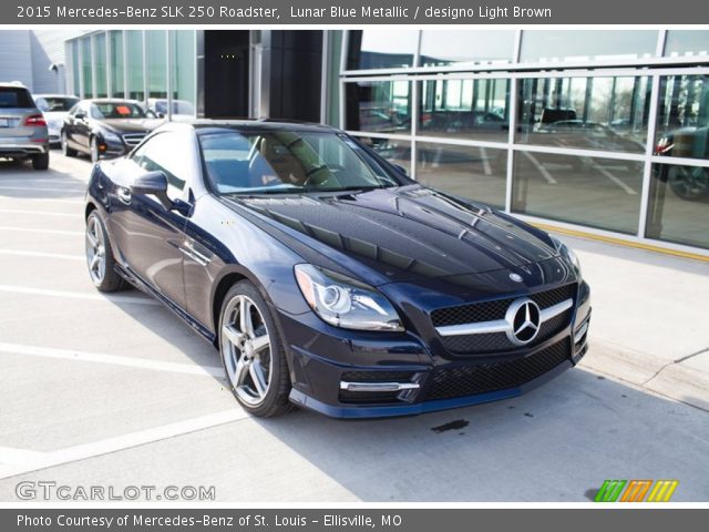 2015 Mercedes-Benz SLK 250 Roadster in Lunar Blue Metallic