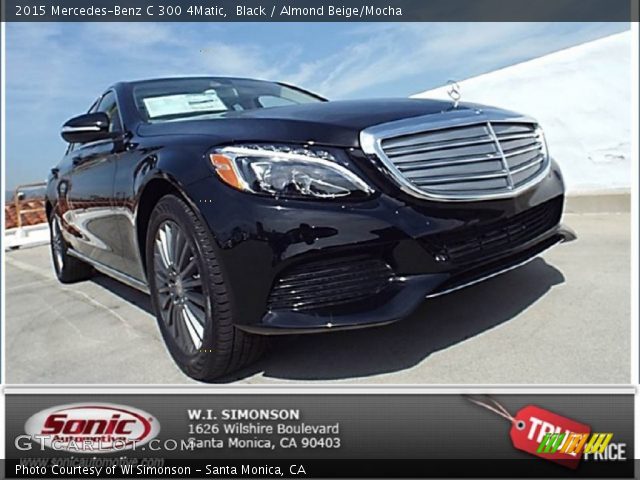 2015 Mercedes-Benz C 300 4Matic in Black