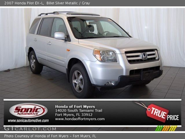2007 Honda Pilot EX-L in Billet Silver Metallic