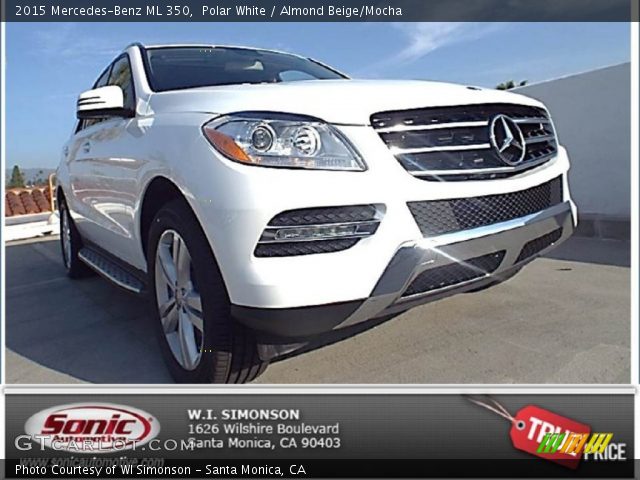 2015 Mercedes-Benz ML 350 in Polar White