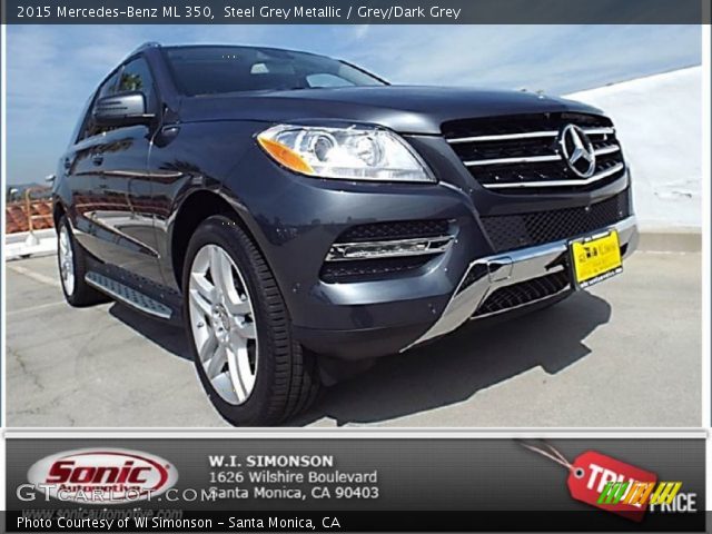 2015 Mercedes-Benz ML 350 in Steel Grey Metallic