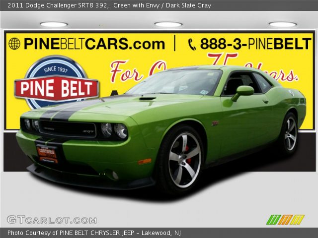 2011 Dodge Challenger SRT8 392 in Green with Envy