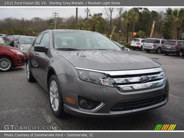 2012 Ford Fusion SEL V6 in Sterling Grey Metallic