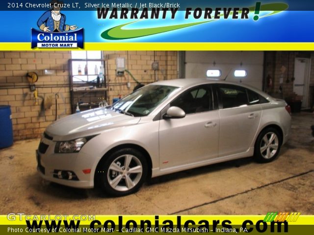 2014 Chevrolet Cruze LT in Silver Ice Metallic