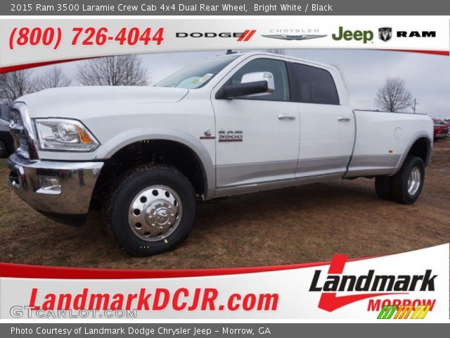 2015 Ram 3500 Laramie Crew Cab 4x4 Dual Rear Wheel in Bright White