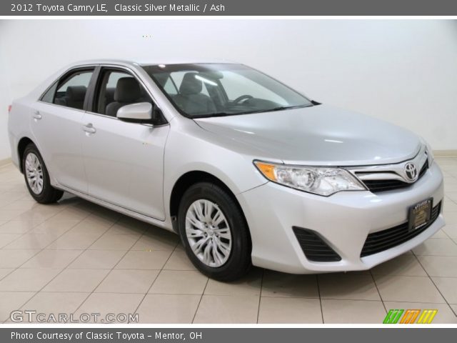 2012 Toyota Camry LE in Classic Silver Metallic