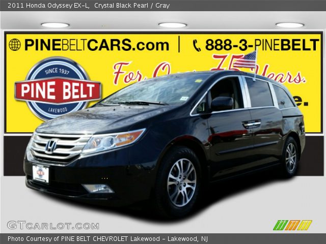 2011 Honda Odyssey EX-L in Crystal Black Pearl