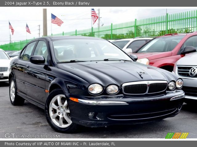2004 Jaguar X-Type 2.5 in Ebony Black