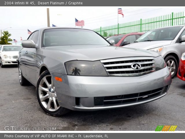 2004 Infiniti M 45 in Desert Platinum