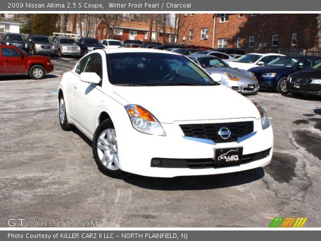 2009 Nissan Altima 2.5 S Coupe in Winter Frost Pearl