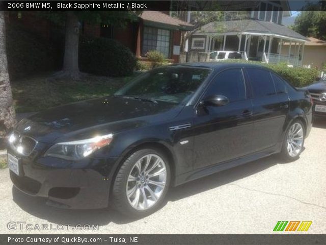 2006 BMW M5  in Black Sapphire Metallic