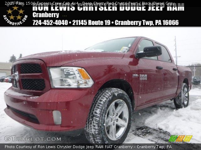 2015 Ram 1500 Express Crew Cab 4x4 in Deep Cherry Red Crystal Pearl