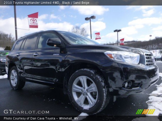 2010 Toyota Highlander Limited 4WD in Black