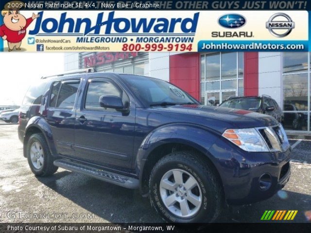 2009 Nissan Pathfinder SE 4x4 in Navy Blue