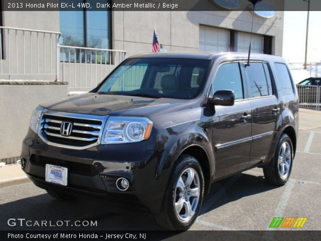 2013 Honda Pilot EX-L 4WD in Dark Amber Metallic