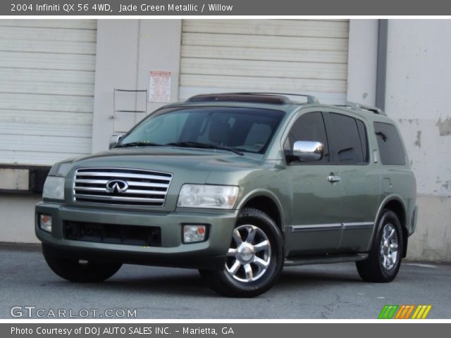 2004 Infiniti QX 56 4WD in Jade Green Metallic