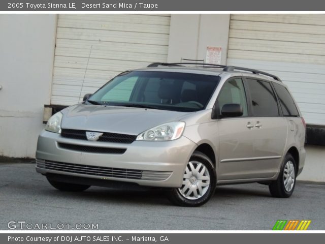 2005 Toyota Sienna LE in Desert Sand Mica