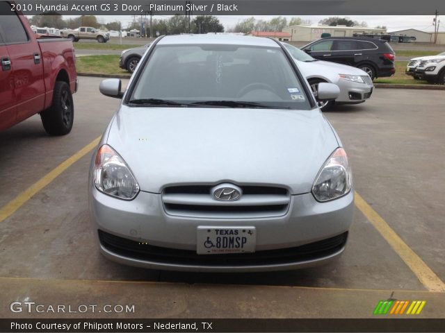 2010 Hyundai Accent GS 3 Door in Platinum Silver