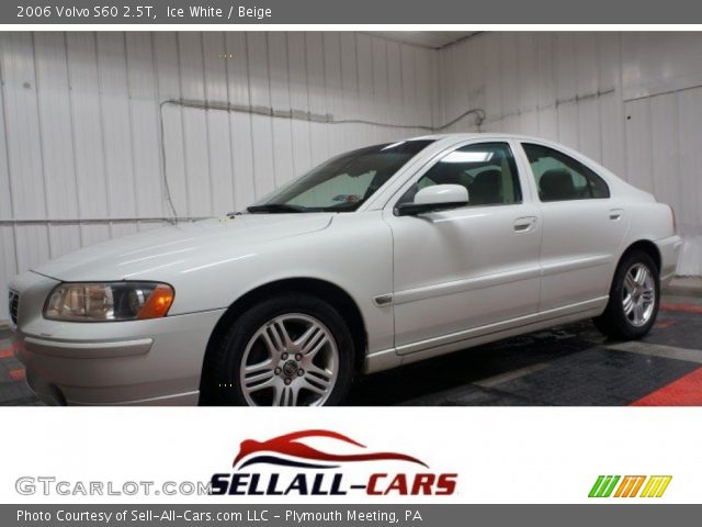 2006 Volvo S60 2.5T in Ice White