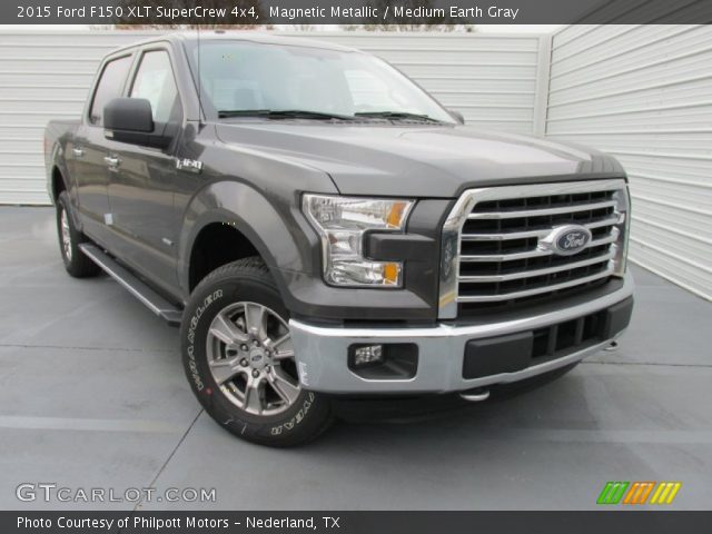 2015 Ford F150 XLT SuperCrew 4x4 in Magnetic Metallic