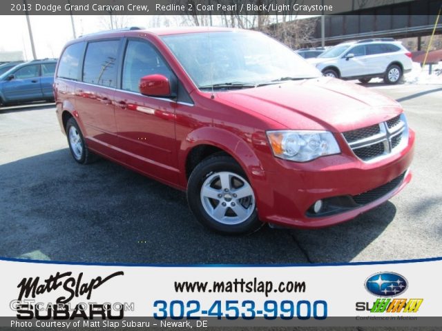 2013 Dodge Grand Caravan Crew in Redline 2 Coat Pearl