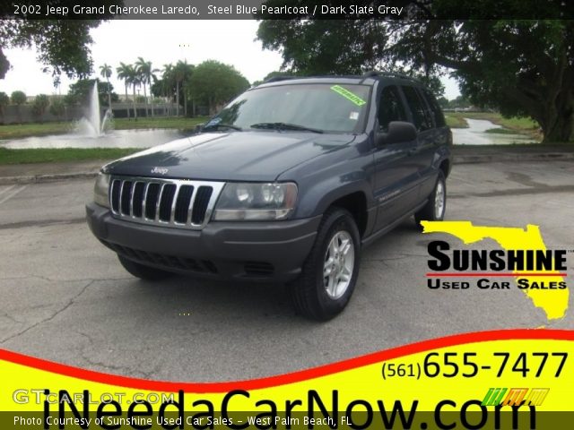 2002 Jeep Grand Cherokee Laredo in Steel Blue Pearlcoat