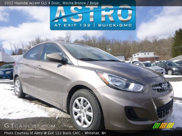 2013 Hyundai Accent GLS 4 Door in Mocha Bronze