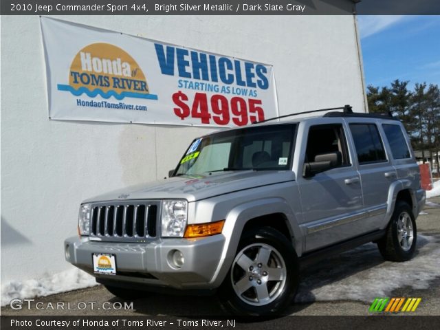 2010 Jeep Commander Sport 4x4 in Bright Silver Metallic