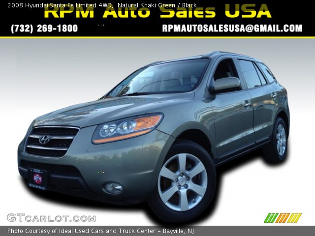 2008 Hyundai Santa Fe Limited 4WD in Natural Khaki Green