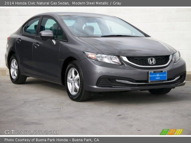 2014 Honda Civic Natural Gas Sedan in Modern Steel Metallic