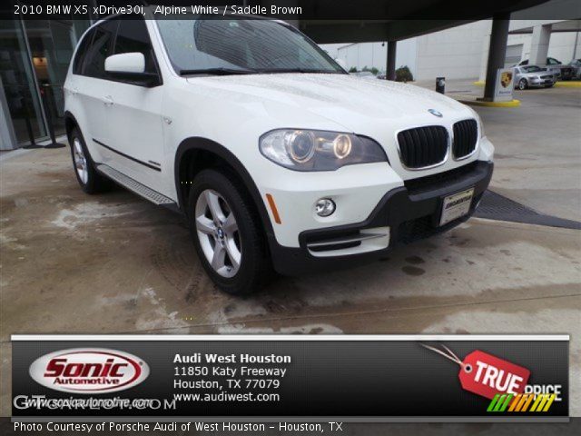 2010 BMW X5 xDrive30i in Alpine White