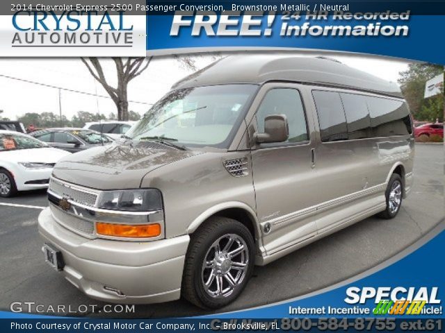 2014 Chevrolet Express 2500 Passenger Conversion in Brownstone Metallic
