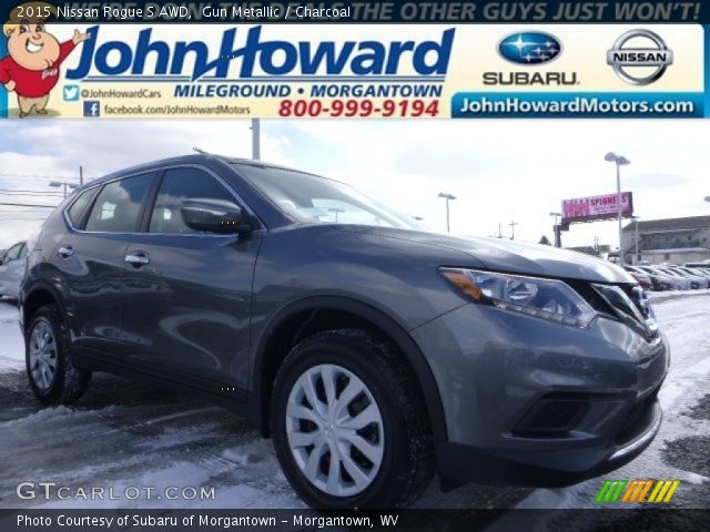 2015 Nissan Rogue S AWD in Gun Metallic