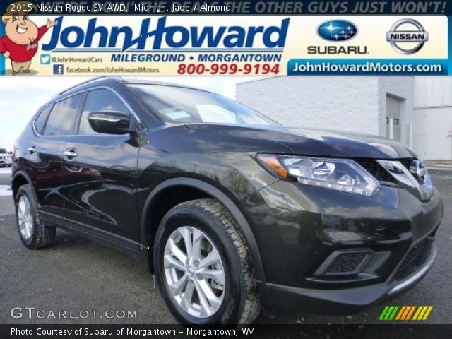 2015 Nissan Rogue SV AWD in Midnight Jade
