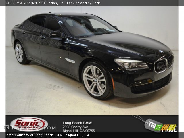 2012 BMW 7 Series 740i Sedan in Jet Black
