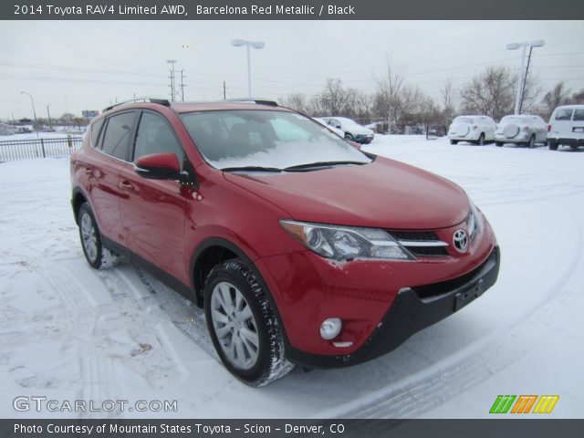 2014 Toyota RAV4 Limited AWD in Barcelona Red Metallic