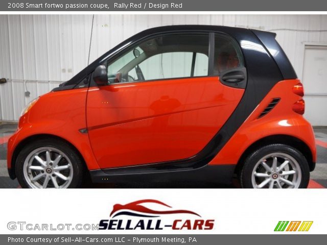 2008 Smart fortwo passion coupe in Rally Red