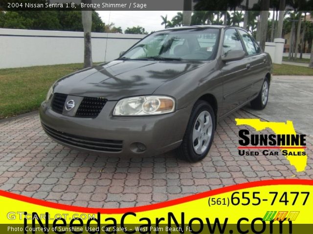 2004 Nissan Sentra 1.8 in Bronze Shimmer