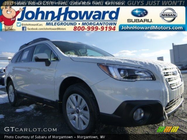 2015 Subaru Outback 2.5i Premium in Crystal White Pearl
