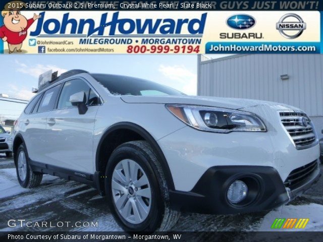 2015 Subaru Outback 2.5i Premium in Crystal White Pearl